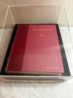 Gone With The Wind Screenplay Hardcover - Red